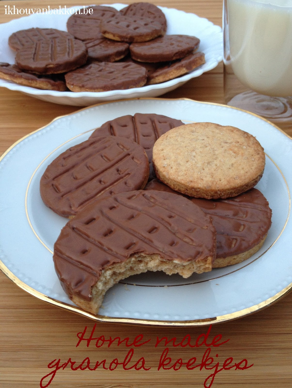 Ik hou van bakken Home made granola koekjes