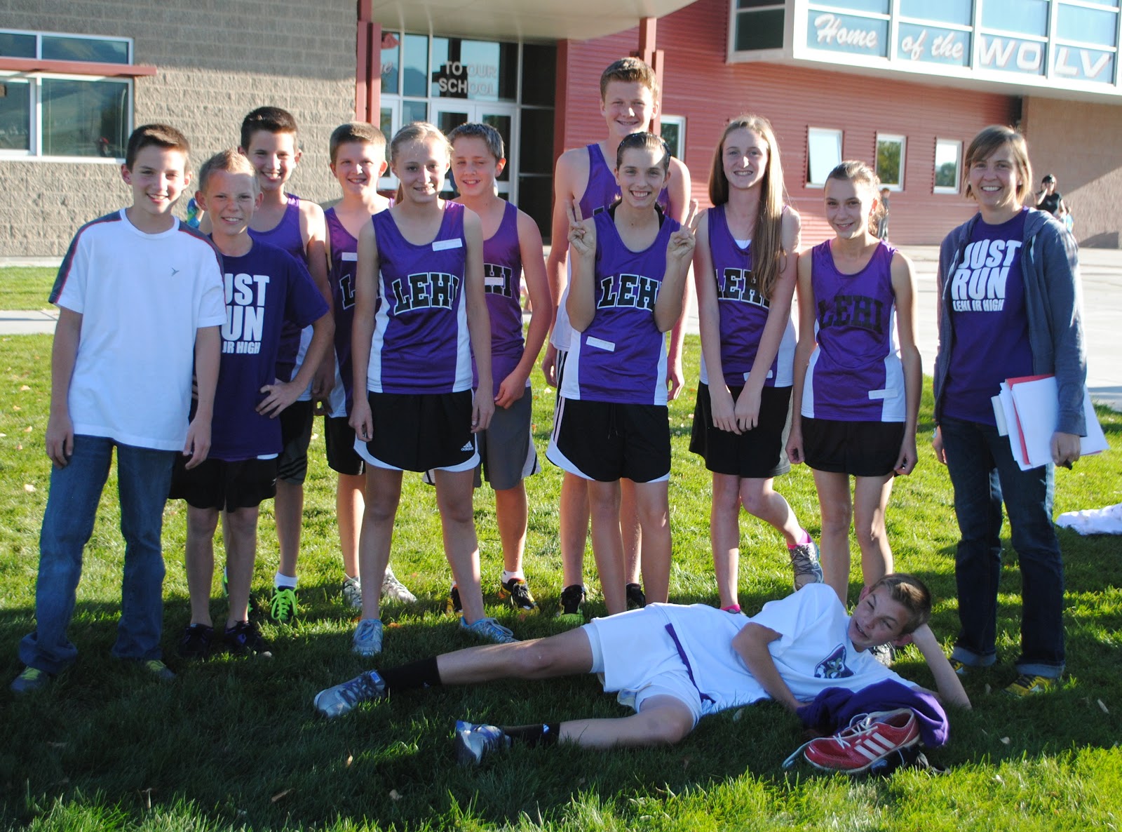 Keep Moving Ahead! Lehi Jr High XC