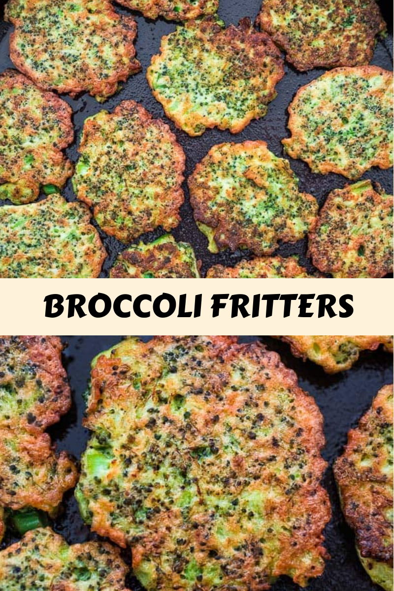 Healthy Recipes BASIC BROCCOLI FRITTERS