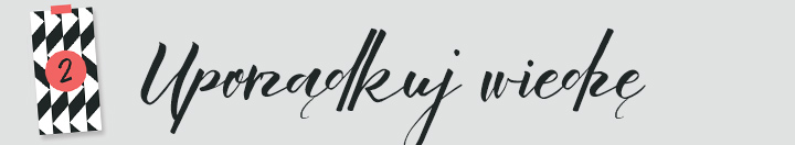 uporządkuj wiedzę