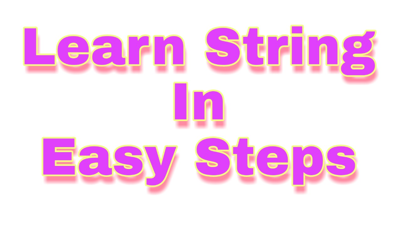 String Data Structure Learnengineeringforu learnengineering4u