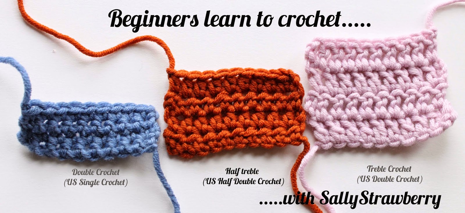 SallyStrawberry: Beginners learn to crochet: Half-treble crochet