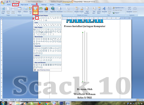 Cara Membuat Cover Makalah Di Microsoft Office Word 2007 Belajar