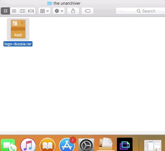 Ekstrak File RAR di Mac
