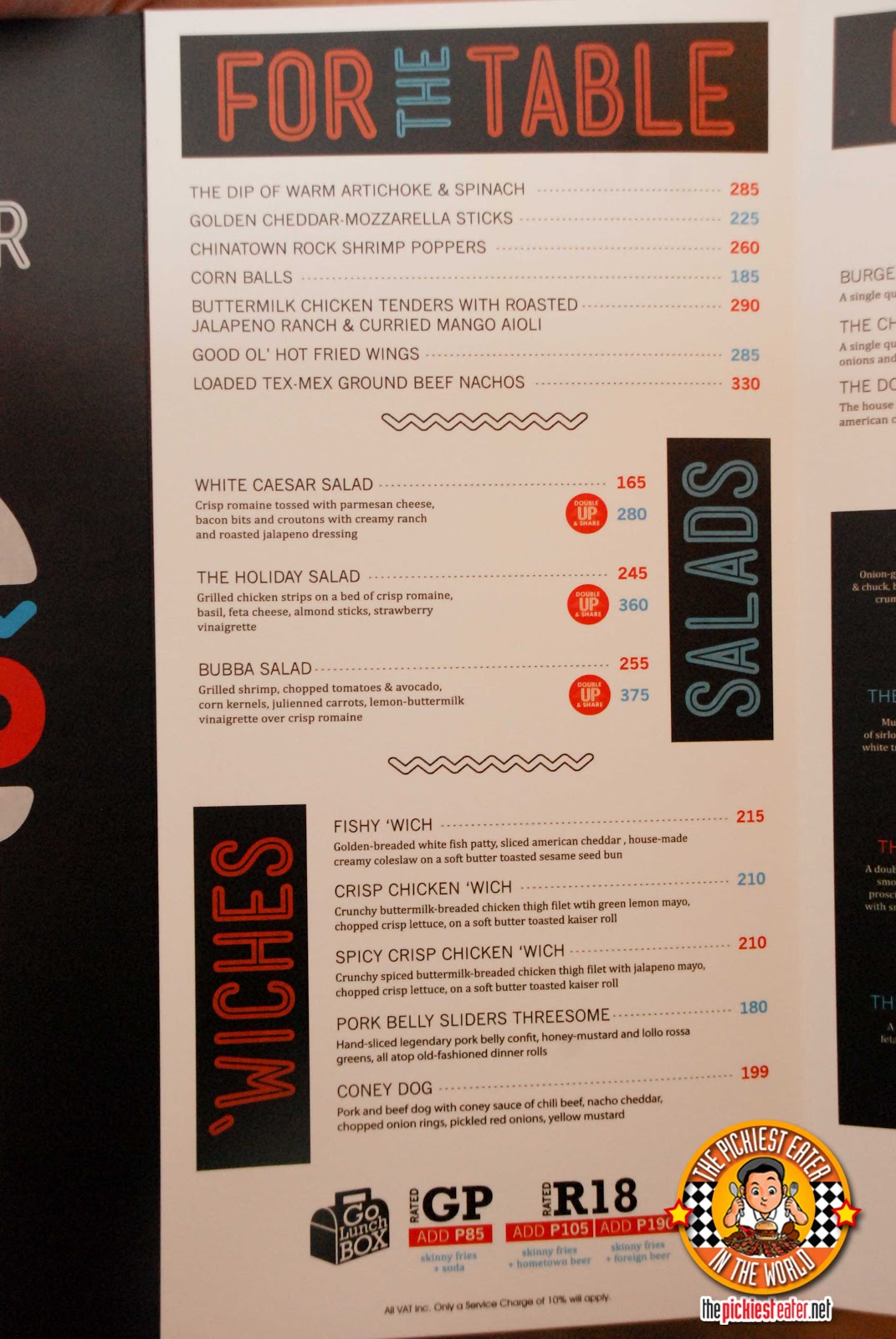 THE PICKIEST EATER IN THE WORLD BURGASM AT BURGERBAR IN GREENBELT!