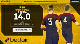 betfair supercuota PSG gana a Caen 20 diciembre betfair supercuota PSG gana a Caen 20 diciembre