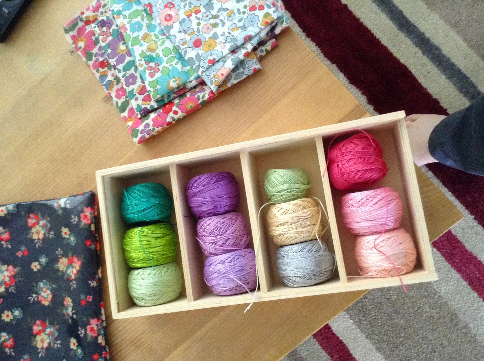 PlainStitch Hand Quilting with DMC Perle Cotton No. 8 Julia's Notion of the Month