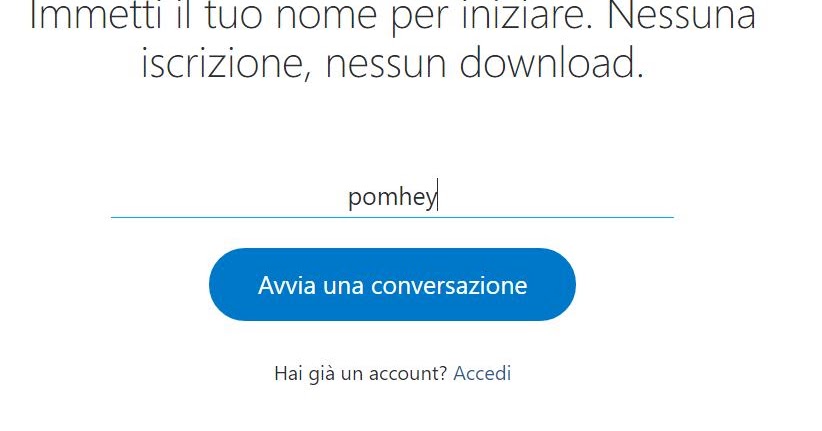 scaricare skype senza account microsoft