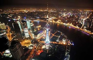 Shanghai World Expo 2010 along both sides of Huangpu River