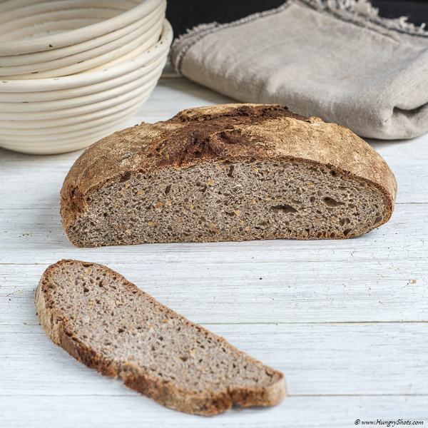 Tartine buckwheat flaxseed bread Hungry Shots