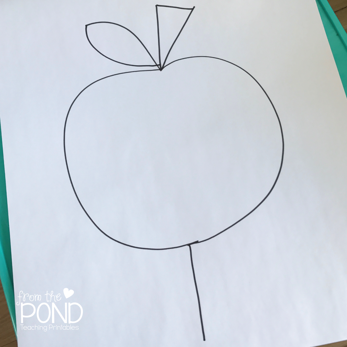 Apple Directed Drawing From the Pond