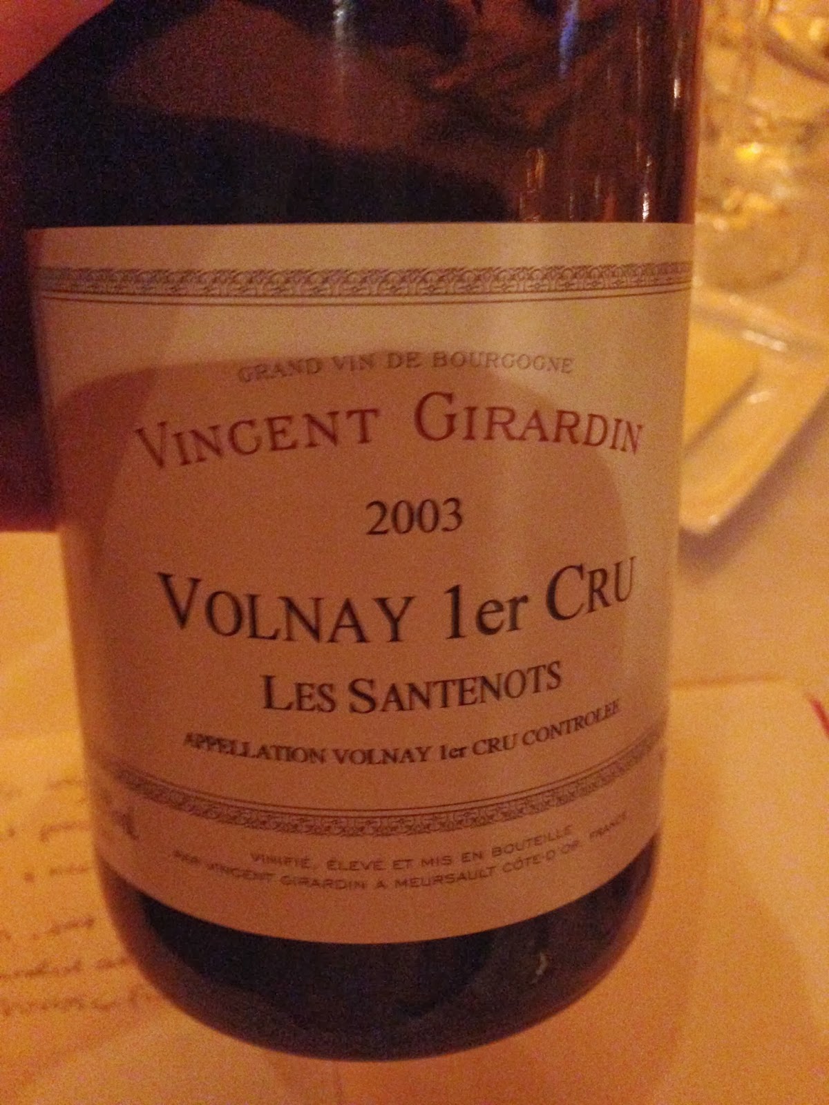 Excuse me sir, there are fish guts in my wine. February 2014