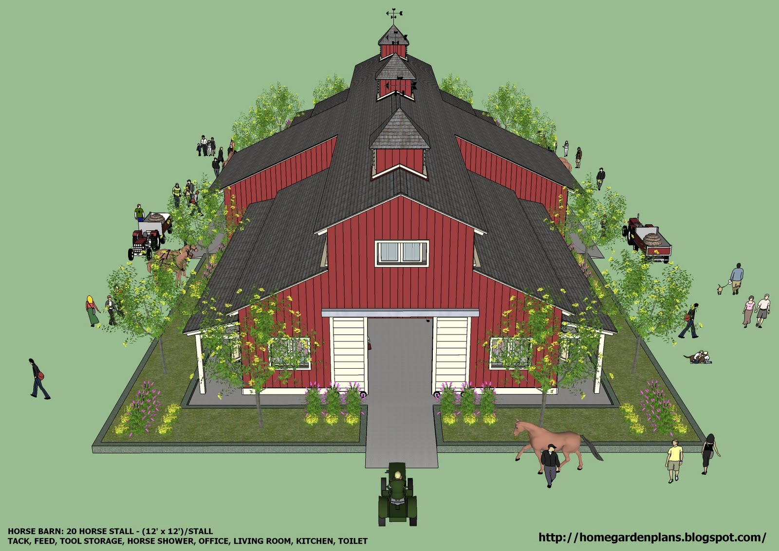 small horse barn kits