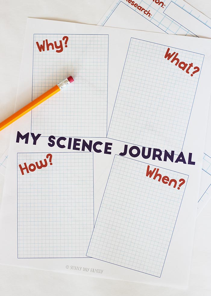 Free Printable Science Journal Pages - Printable Word Searches