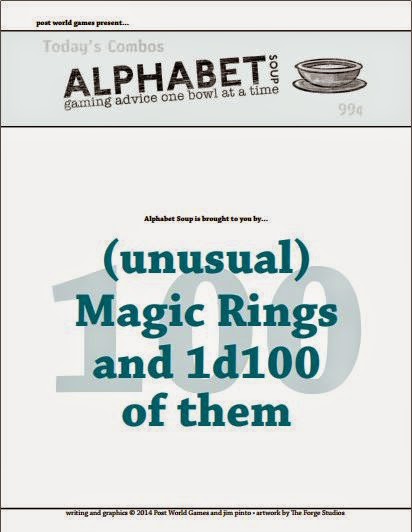 Jim Pinto's Alphabet Soup, 100 MagicRings