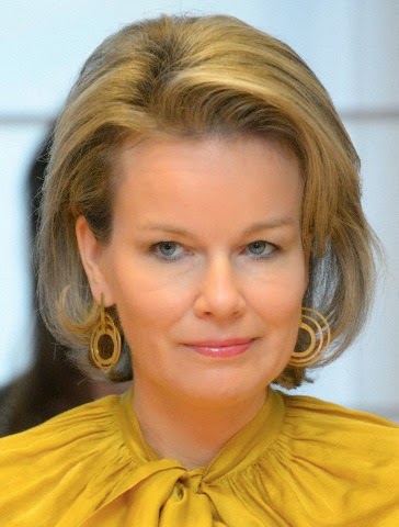 Queen Mathilde attends seminar of Child Focus on fight vs child pornography on the web on 17.10.2014 in Brussels.