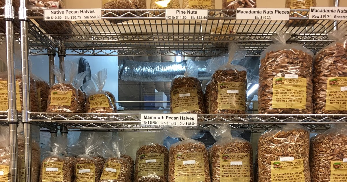 Houston Food Explorers Pecans Houston Pecan Company of Houston