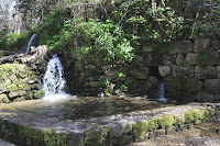 Hermon nature reserve in Golan - Banias spring and waterfall