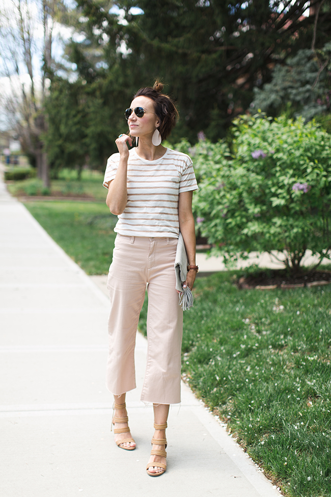 How To Wear Culottes and Wide Leg Crops - ONE little MOMMA