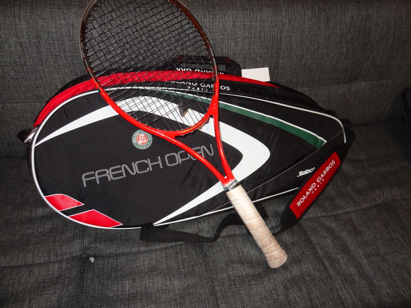 Terminal Arbeid Kietelen Babolat French Open Roland Garros 2015 tennis racket holder bag