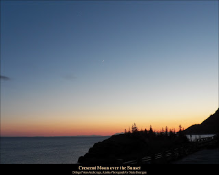 Sunset at Beluga Point
