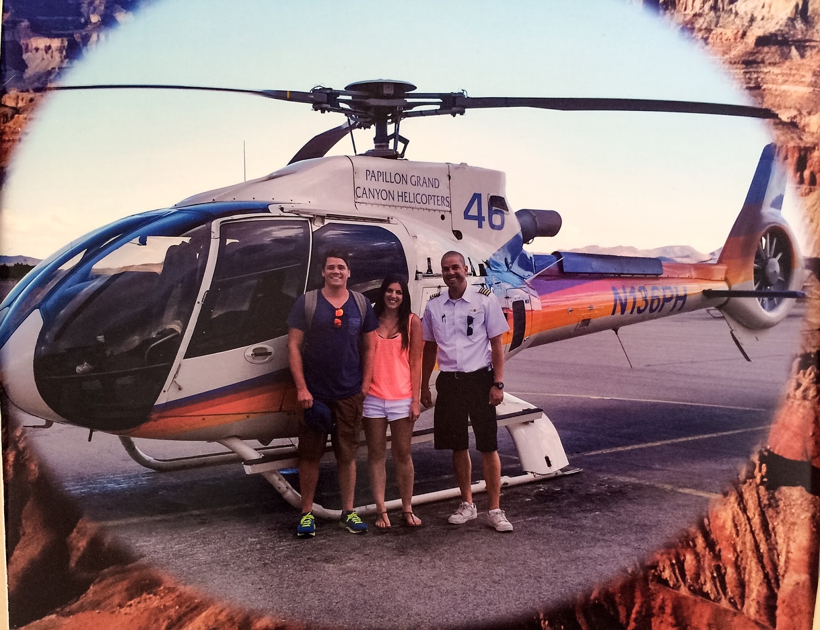 flying over the grand canyon