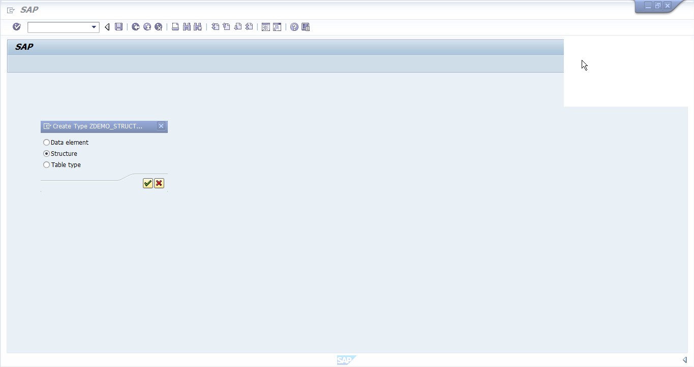 Creating Structure in SAP ABAP