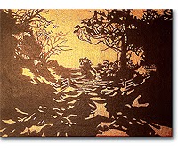 http://www.paintwalk.com/2013/06/gold-landscape-painting-normandy-france.html