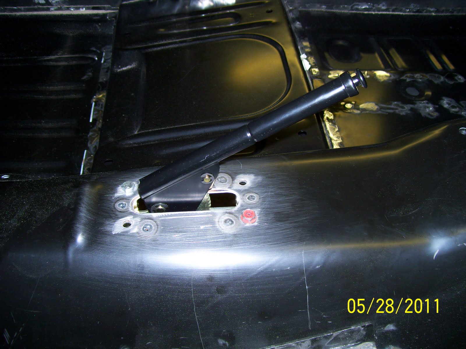 Night Mission Boss 302 Blog Lokar EBrake Handle Installation & Cowl