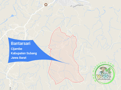 PETA : Desa Bantarsari, Kecamatan Cijambe