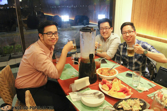 Renz Cheng, Troy Palanca and Emil Ong in Harbor Square