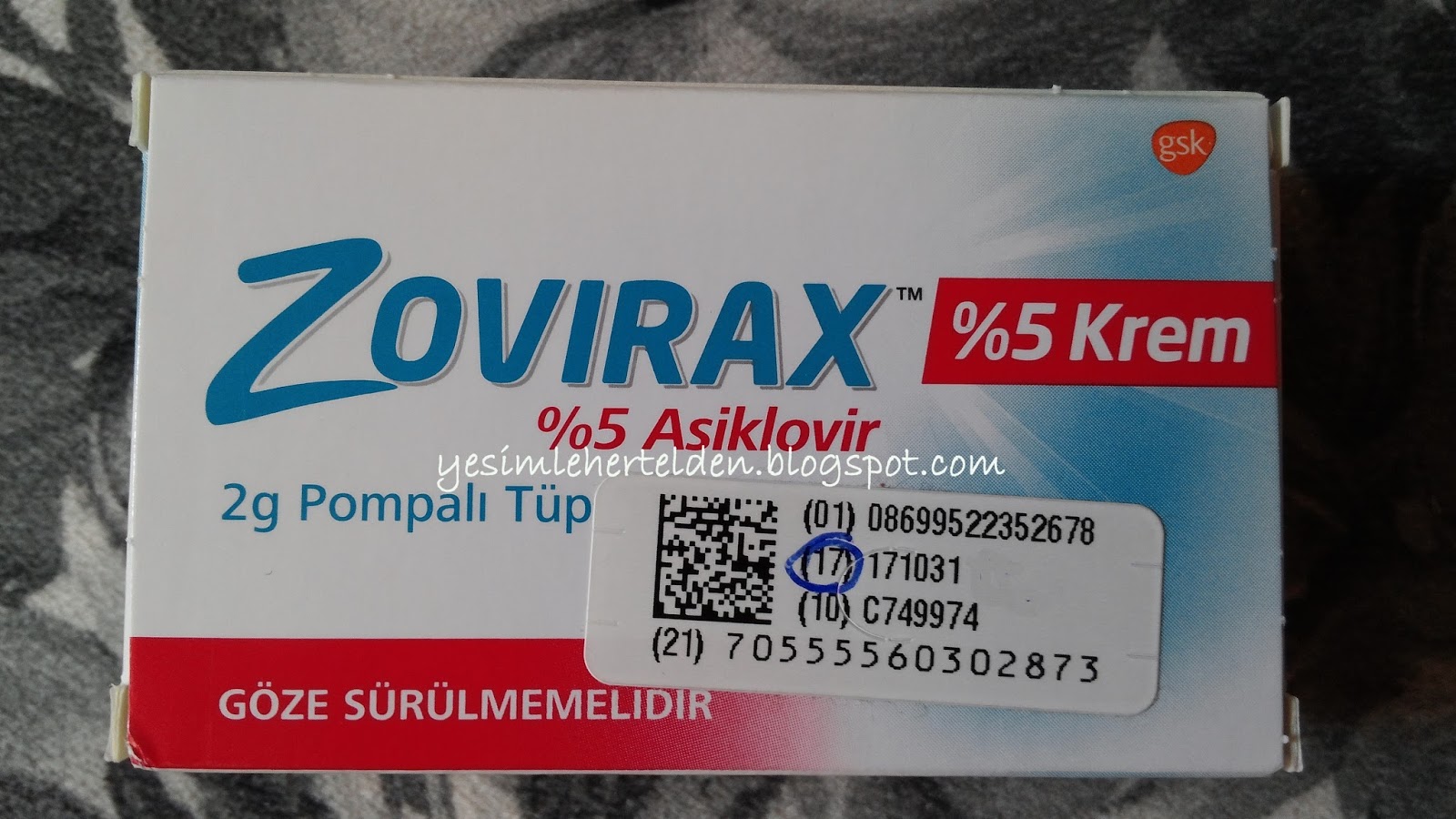 Asiklovir - herpese karşı merhem Asiklovir - herpese karşı merhem