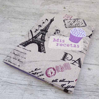 Libreta personalizada Mis recetas París libretas-personalizadas