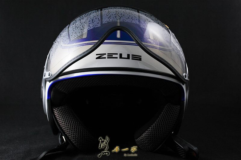 ZEUS安全帽復古飛行帽造型|透氣設計內襯全可拆洗|跟愛車gogoro好搭