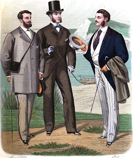 19th Century Historical Tidbits: 1874 Men's Fashions