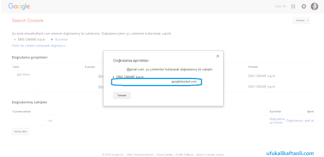 Blogger CNAME Kaydı - Kodu Bulma 5 Blogger CNAME Kaydı - Kodu Bulma 5