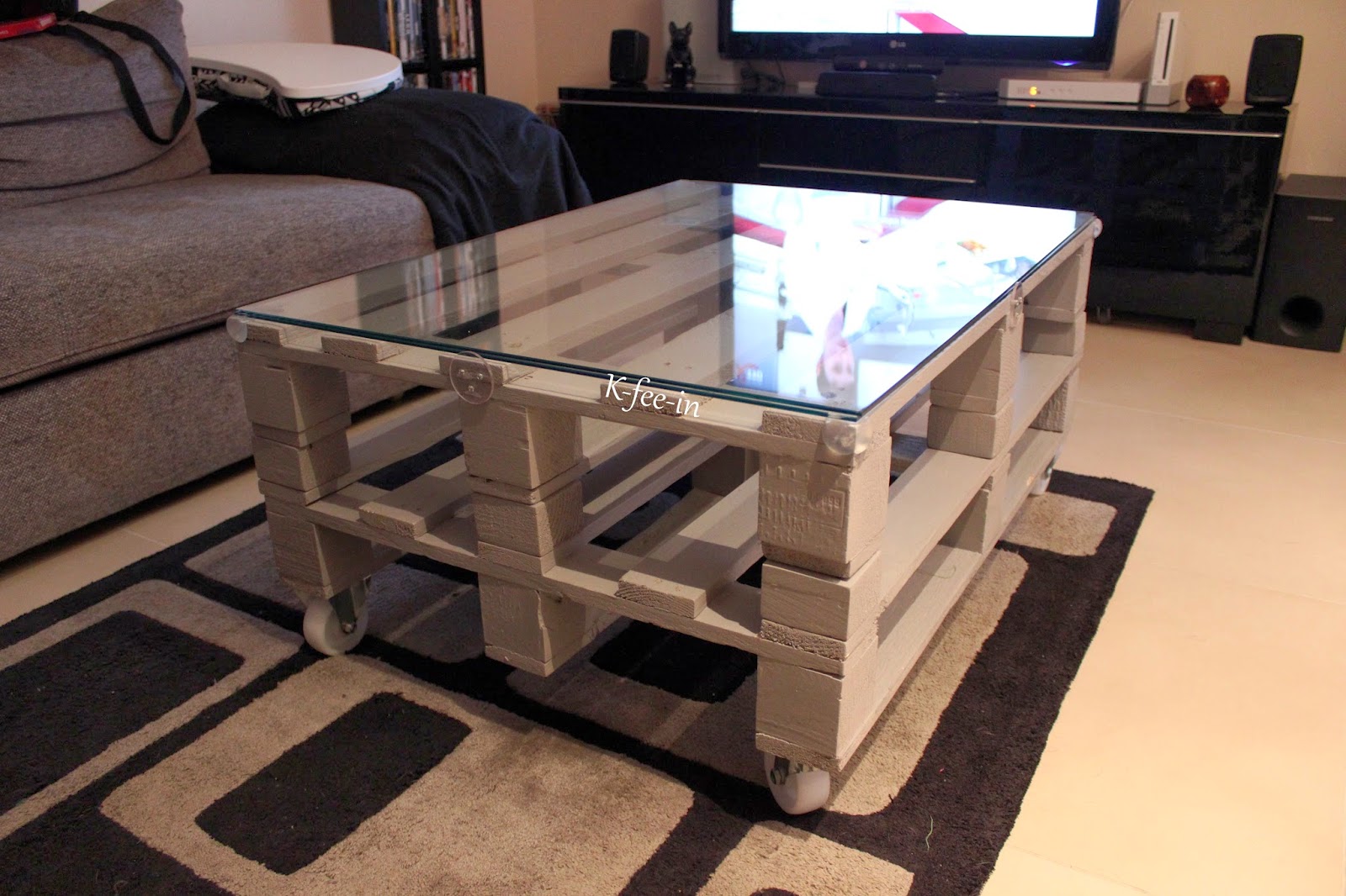 Table basse rectangulaire avec plateau relevable DUNA Conforama