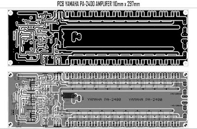 Power Amplifier Yamaha PCB Layout Design