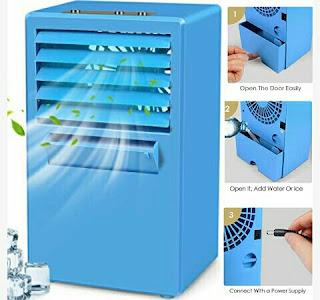 MiToo Desktop Air Cooler Fan with Humidifier
