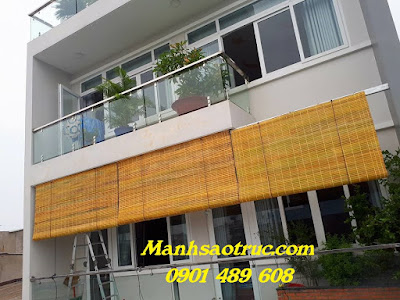 Mành tre trúc chống nắng ngoài trời