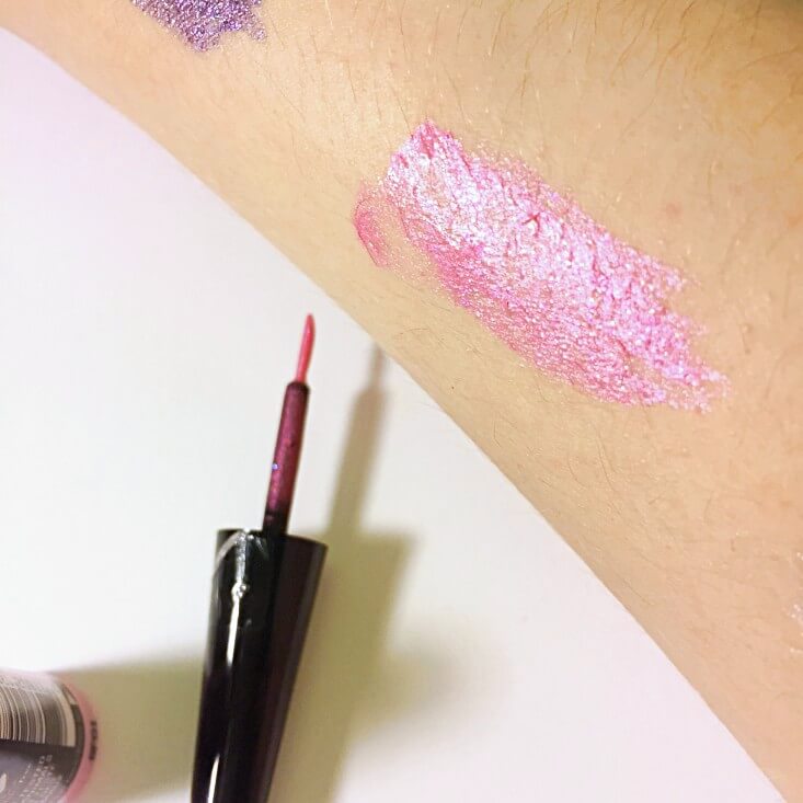 wet n wild Fantasy Makers megaliner Metallic Liquid Eyeliner Too Cute to Spook swatch wet n wild Fantasy Makers megaliner Metallic Liquid Eyeliner Too Cute to Spook swatch