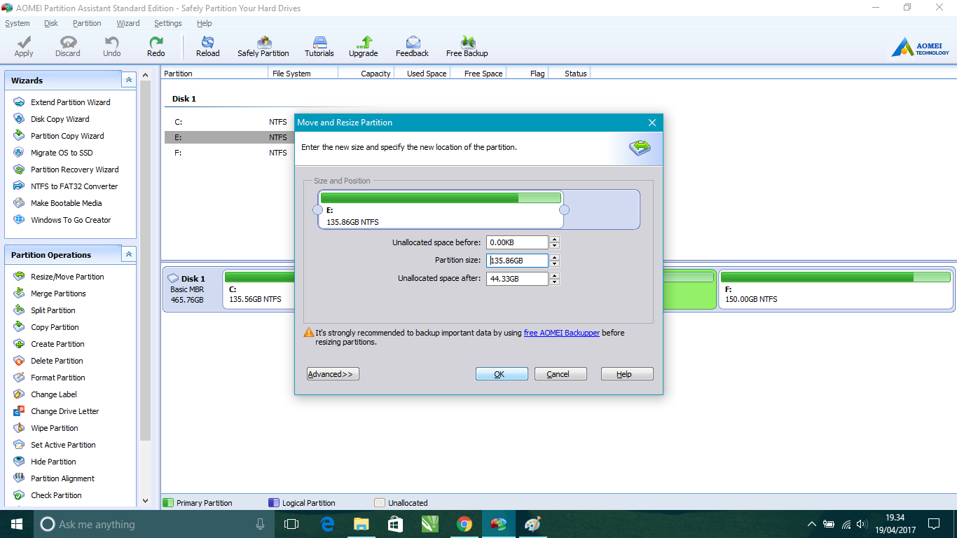 Set partitions