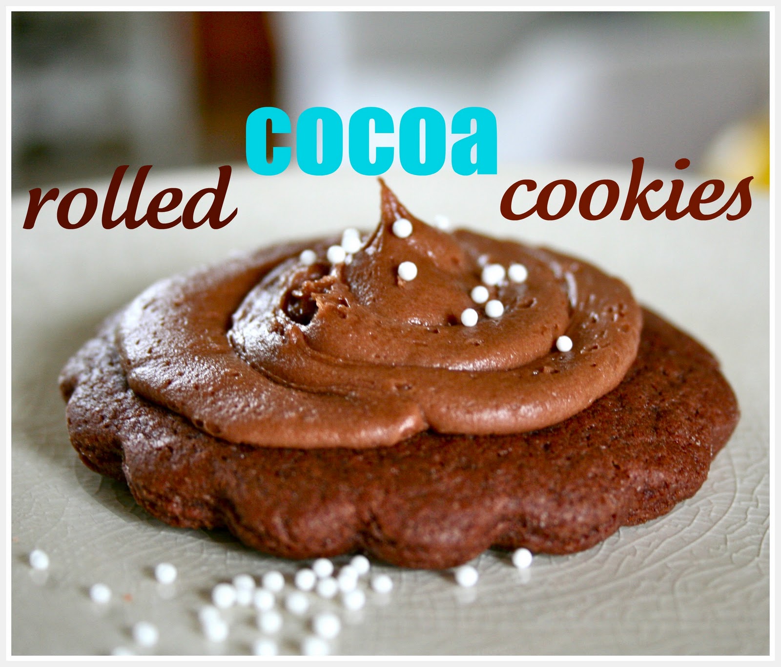 Chocolate Roll Sweet. Rolling cookies