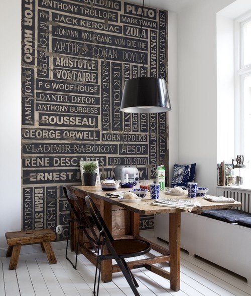 unusual wall decor ideas Wall Decor Ideas Kitchen Breakfast Nooks | 500 x 590