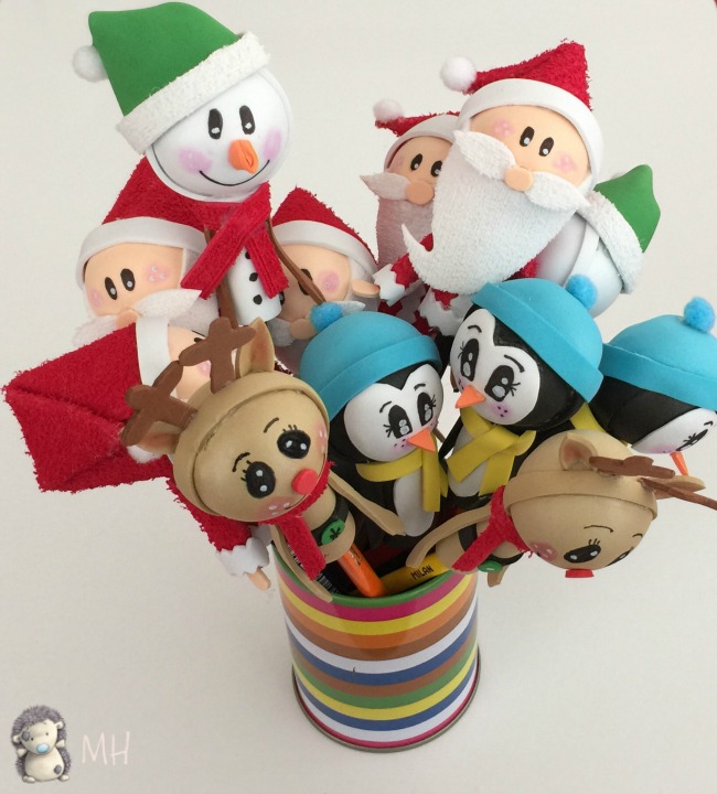 Fofulápices de Navidad