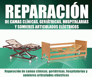 reparación camas clínicas, geriátricas, hospitalarias y somier