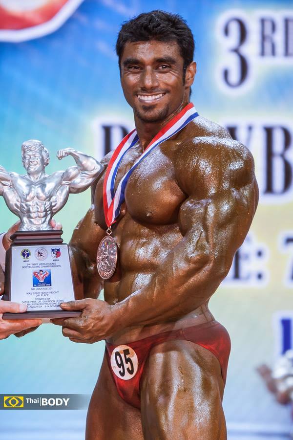 Индийский бодибилдер Sangram Chougule
