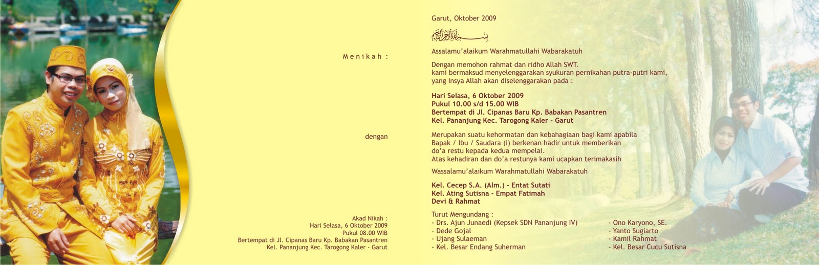 Contoh Undangan Syukuran Kantor Baru Nazila Dhillon