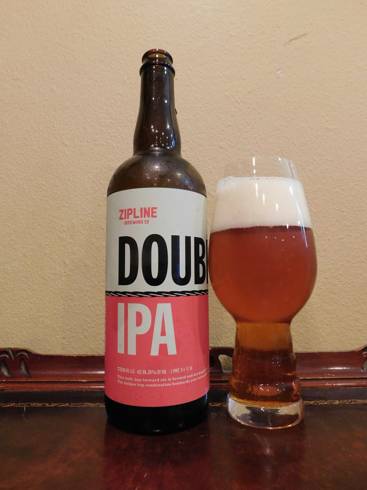 Doing Beer Justice Zipline Double IPA