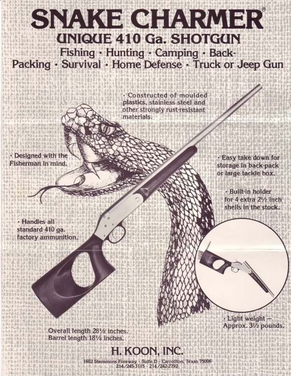 TINCANBANDIT's Gunsmithing Featured Gun The Snake Charmer Shotgun